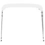 Bimini-Top mit 4 weißen Bögen 243 x 196 x 137 cm von vidaXL, Aufbewahrungsabdeckungen für Boote - Ref: Foro24-92368, Preis: 1...