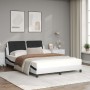 Cama con colchón cuero sintético blanco y negro 120x200 cm de vidaXL, Camas y somieres - Ref: Foro24-3208858, Precio: 351,49 ...