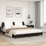 Cama con colchón cuero sintético negro y blanco 180x200 cm de vidaXL, Camas y somieres - Ref: Foro24-3208885, Precio: 418,99 ...