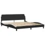 Cama con colchón cuero sintético negro y blanco 180x200 cm de vidaXL, Camas y somieres - Ref: Foro24-3208885, Precio: 418,99 ...