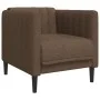 Juego de sofás 3 piezas tela marrón de vidaXL, Sofás - Ref: Foro24-3209237, Precio: 770,23 €, Descuento: %
