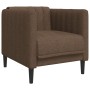 Juego de sofás 3 piezas tela marrón de vidaXL, Sofás - Ref: Foro24-3209237, Precio: 864,05 €, Descuento: %
