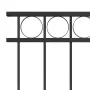 Schwarzes Stahlzaunelement 1,7 x 1 m von vidaXL, Zaunpaneele - Ref: Foro24-146317, Preis: 70,68 €, Rabatt: %