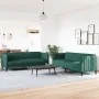 2-piece sofa set dark green fabric by vidaXL, Sofas - Ref: Foro24-3209242, Price: 636,98 €, Discount: %