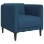 3-piece sofa set blue fabric by vidaXL, Sofas - Ref: Foro24-3209235, Price: 880,43 €, Discount: %