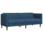 3-piece sofa set blue fabric by vidaXL, Sofas - Ref: Foro24-3209235, Price: 880,43 €, Discount: %
