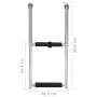 Klappbare Einstiegsleiter 2 Stufen aus Edelstahl von vidaXL, Bootswaagen - Ref: Foro24-92373, Preis: 39,13 €, Rabatt: %