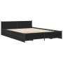 Estructura cama con cajones madera ingeniería negra 150x200 cm de vidaXL, Camas y somieres - Ref: Foro24-3279927, Precio: 191...