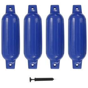 Parachoques para barco 4 unidades PVC azul 41x11,5 cm de vidaXL, Atracada y anclaje - Ref: Foro24-92376, Precio: 50,05 €, Des...