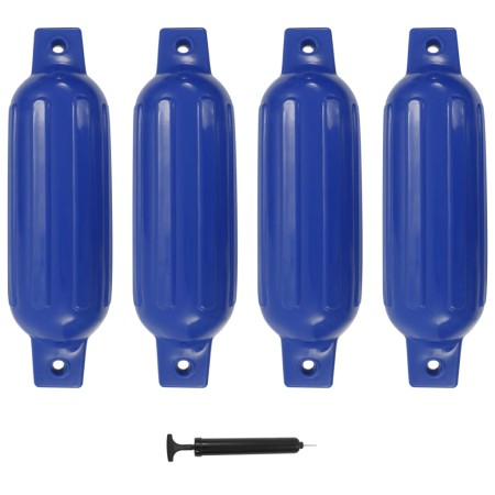 Parachoques para barco 4 unidades PVC azul 41x11,5 cm de vidaXL, Atracada y anclaje - Ref: Foro24-92376, Precio: 50,05 €, Des...