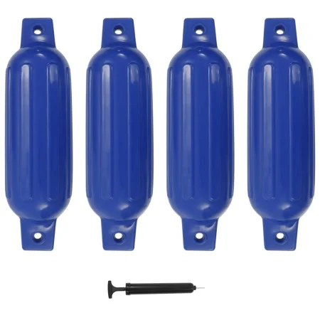 Parachoques para barco 4 unidades PVC azul 41x11,5 cm de vidaXL, Atracada y anclaje - Ref: Foro24-92376, Precio: 47,15 €, Des...