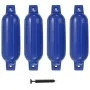 Parachoques para barco 4 unidades PVC azul 41x11,5 cm de vidaXL, Atracada y anclaje - Ref: Foro24-92376, Precio: 47,15 €, Des...
