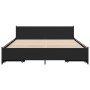 Estructura cama con cajones madera ingeniería negra 150x200 cm de vidaXL, Camas y somieres - Ref: Foro24-3279927, Precio: 191...