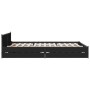 Estructura cama con cajones madera ingeniería negra 150x200 cm de vidaXL, Camas y somieres - Ref: Foro24-3279927, Precio: 191...