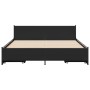 Cama con cajones madera de ingeniería negro 120x190 cm de vidaXL, Camas y somieres - Ref: Foro24-3279952, Precio: 180,16 €, D...
