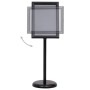 Soporte de pie para carteles A3 de aleación de aluminio negro de vidaXL, Mostradores - Ref: Foro24-51206, Precio: 40,06 €, De...