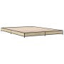 Estructura cama madera ingeniería metal roble Sonoma 120x190 cm de vidaXL, Camas y somieres - Ref: Foro24-845167, Precio: 85,...