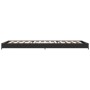 Estructura de cama madera de ingeniería y metal negra 75x190 cm de vidaXL, Camas y somieres - Ref: Foro24-845186, Precio: 55,...