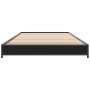 Estructura de cama madera ingeniería y metal negro 100x200 cm de vidaXL, Camas y somieres - Ref: Foro24-845171, Precio: 59,28...