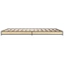 Estructura cama madera ingeniería metal roble Sonoma 120x200 cm de vidaXL, Camas y somieres - Ref: Foro24-845152, Precio: 87,...