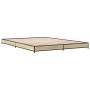 Estructura cama madera ingeniería metal roble Sonoma 120x200 cm de vidaXL, Camas y somieres - Ref: Foro24-845152, Precio: 87,...