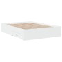 Cama con cajones madera de ingeniería blanco 120x190 cm de vidaXL, Camas y somieres - Ref: Foro24-3280412, Precio: 180,02 €, ...