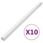 Canaletas para cables PVC 100x40 mm 10 m de vidaXL, Cableado - Ref: Foro24-155919, Precio: 54,86 €, Descuento: %
