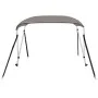 2-arch bimini top gray 148.5x133x104 cm by vidaXL, Boat storage covers - Ref: Foro24-94792, Price: 98,20 €, Discount: %