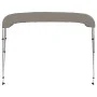 Toldo bimini de 3 arcos gris 184x170x133 cm de vidaXL, Cubiertas para almacenamiento de barcas - Ref: Foro24-94799, Precio: 1...