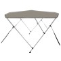 Toldo bimini de 3 arcos gris 184x170x133 cm de vidaXL, Cubiertas para almacenamiento de barcas - Ref: Foro24-94799, Precio: 1...