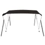 Bimini-Top mit 3 Bögen schwarz 183x152x133 cm von vidaXL, Aufbewahrungsabdeckungen für Boote - Ref: Foro24-94802, Preis: 163,...