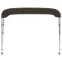 Bimini-Top mit 3 Bögen schwarz 183x152x133 cm von vidaXL, Aufbewahrungsabdeckungen für Boote - Ref: Foro24-94802, Preis: 163,...