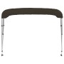 Toldo bimini de 3 arcos negro 183x152x133 cm de vidaXL, Cubiertas para almacenamiento de barcas - Ref: Foro24-94802, Precio: ...