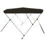 Bimini-Top mit 3 Bögen schwarz 183x152x133 cm von vidaXL, Aufbewahrungsabdeckungen für Boote - Ref: Foro24-94802, Preis: 163,...