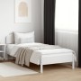 Estructura de cama con cabecero madera de pino blanco 100x200cm de vidaXL, Camas y somieres - Ref: Foro24-3207218, Precio: 15...