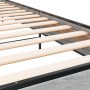Estructura cama madera ingeniería metal gris Sonoma 100x200 cm de vidaXL, Camas y somieres - Ref: Foro24-845525, Precio: 84,6...