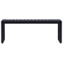 Banco de jardín tablero PS negro 120,5 cm de vidaXL, Bancos de jardín - Ref: Foro24-49492, Precio: 100,59 €, Descuento: %
