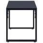 Banco de jardín tablero PS negro 120,5 cm de vidaXL, Bancos de jardín - Ref: Foro24-49492, Precio: 100,59 €, Descuento: %