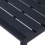 Banco de jardín tablero PS negro 120,5 cm de vidaXL, Bancos de jardín - Ref: Foro24-49492, Precio: 100,59 €, Descuento: %