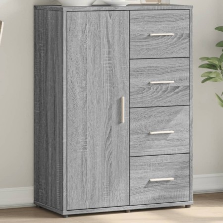 Aparador de madera de ingeniería gris Sonoma 60x31x84 cm de vidaXL, Aparadores - Ref: Foro24-840511, Precio: 106,26 €, Descue...