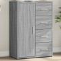 Aparador de madera de ingeniería gris Sonoma 60x31x84 cm de vidaXL, Aparadores - Ref: Foro24-840511, Precio: 106,26 €, Descue...