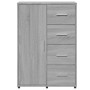 Aparador de madera de ingeniería gris Sonoma 60x31x84 cm de vidaXL, Aparadores - Ref: Foro24-840511, Precio: 106,26 €, Descue...