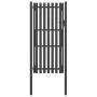 Anthracite grey steel garden fence gate 1x2.5 cm by vidaXL, garden gates - Ref: Foro24-146332, Price: 342,88 €, Discount: %