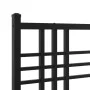 Kopfteil aus schwarzem Metall, 200 cm von vidaXL, Kopf- und Fußteile - Ref: Foro24-376362, Preis: 46,05 €, Rabatt: %