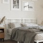 Cabecero de metal blanco 150 cm de vidaXL, Cabeceros y pies de cama - Ref: Foro24-376407, Precio: 43,96 €, Descuento: %