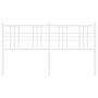 Cabecero de metal blanco 150 cm de vidaXL, Cabeceros y pies de cama - Ref: Foro24-376407, Precio: 43,96 €, Descuento: %