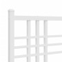 Cabecero de metal blanco 200 cm de vidaXL, Cabeceros y pies de cama - Ref: Foro24-376411, Precio: 46,81 €, Descuento: %