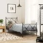 Kopfteil aus schwarzem Metall, 75 cm von vidaXL, Kopf- und Fußteile - Ref: Foro24-376528, Preis: 36,54 €, Rabatt: %