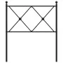 Kopfteil aus schwarzem Metall, 75 cm von vidaXL, Kopf- und Fußteile - Ref: Foro24-376528, Preis: 36,54 €, Rabatt: %