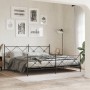 Cabecero de metal negro 200 cm de vidaXL, Cabeceros y pies de cama - Ref: Foro24-376540, Precio: 50,80 €, Descuento: %